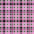 LINO ΚΑΡΕ TARTAN 301 PINK 90Χ90