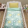 LINO ΚΟΥΒΕΡΤΑ FLEECE SHERPA ΦΩΣΦΟΡΙΖΕ STER MINT 110X150