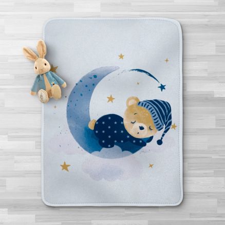 ΚΟΥΒΕΡΤΑ ΚΟΥΝΙΑΣ SLEEPING BEAR ΜΠΛΕ