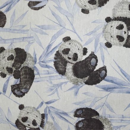 LINO ΜΑΞΙΛΑΡΟΘΗΚΗ PANDA BEAR 601 BLUE 45X45