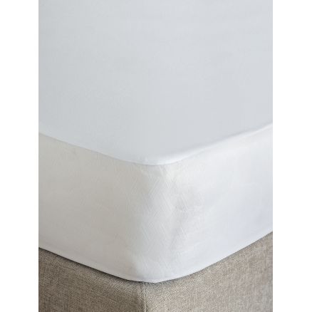 Κάλυμμα King Size White Comfort 180x200+30 JERSEY WATERPROOF