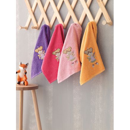 Σετ 4 Πετσετάκια Μπανιου Kids Bath 40x60 LOULOU/2