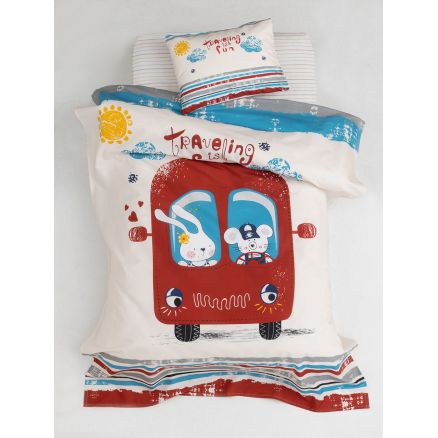 Σετ Σεντόνια Κούνιας Happy Baby 120x160 HB0605