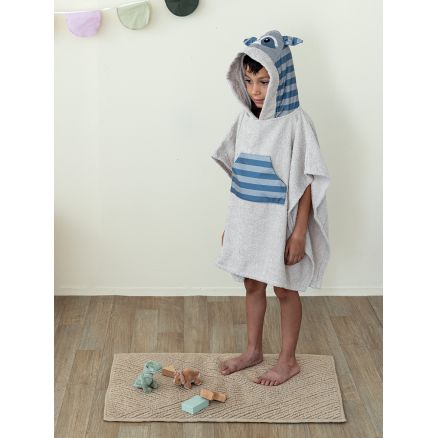 Poncho Kids Bath RACOON