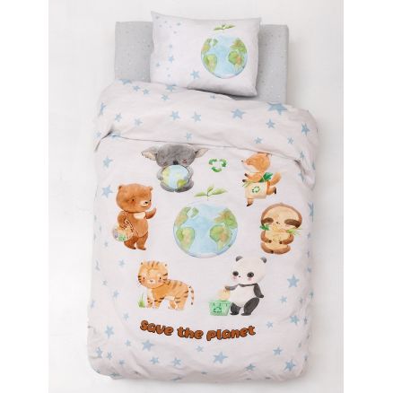 Σετ Σεντόνια Κούνιας Happy Baby 120x160 HB0612