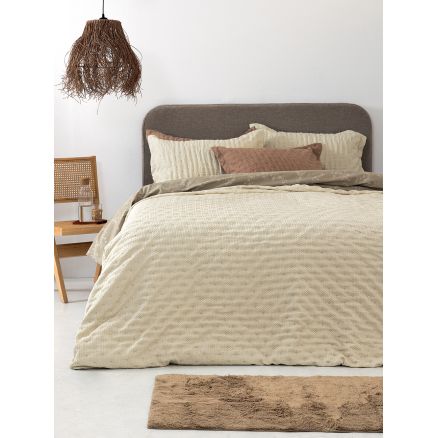 Κουβερλί υπέρδιπλο 220x240 TOT IVORY