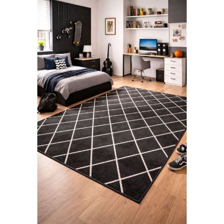 CARPET ANATOLIA RIO 6877 ANTHRACITE WHITE
