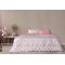 SEMI DOUBLE SHEET SET NIMA TISSER PINK 144T.C. 160x270cm