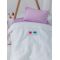 Κουβέρτα Πικέ Κούνιας Baby Blankets 100x150 CANDY/2 WHITE