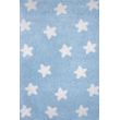 Χαλί παιδικό Shaggy Cocoon 8391/30 γαλάζιο με αστεράκια